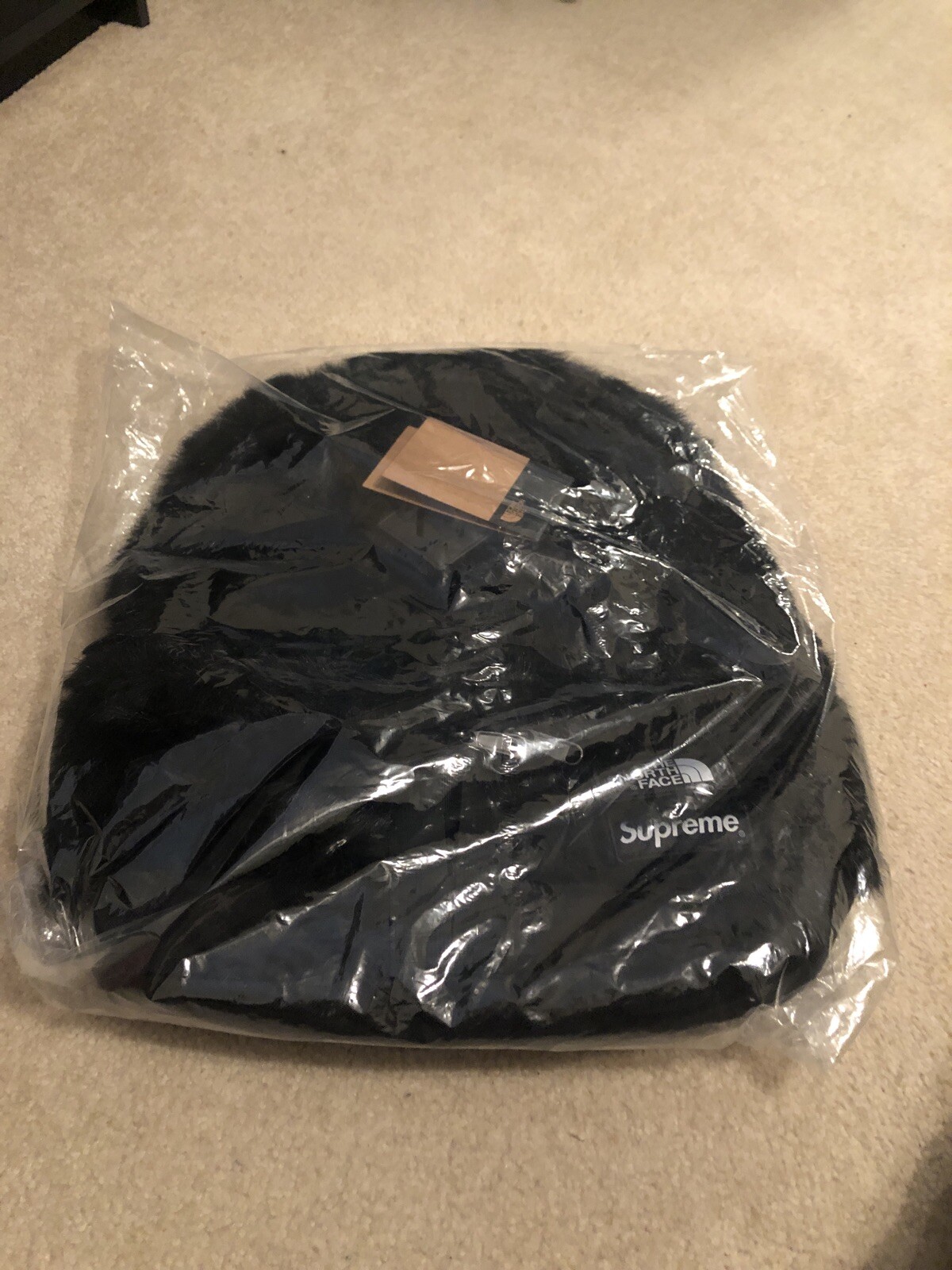 supreme faux fur backpack