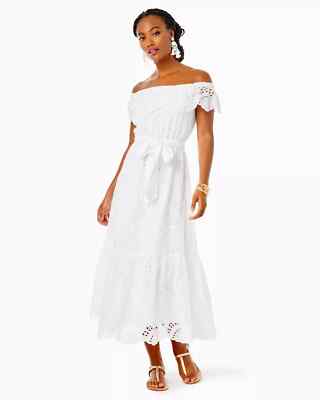 lilly pulitzer white off the shoulder dress Lilly Pulitzer | Dresses | White Off The Shoulder Lilly Pulitzer Dress