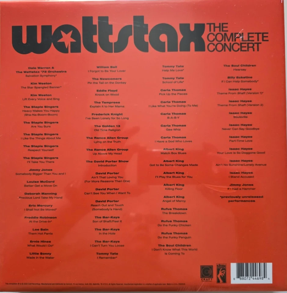 Wattstax 72 The Complete Concert 10 x LP Album vinyl record Boxset Limited Ed - Image 3 of 4