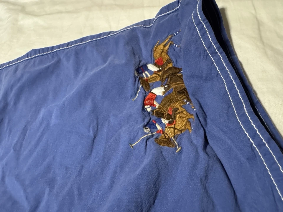 POLO RALPH LAUREN MENS Big Pony SWIM Shorts TRUNKS BLUE/SIZE 30 - Image 2 of 4