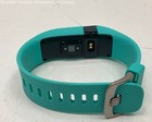 Fitbit Charger HR Used In Very Good Condition Tested Black Sensor Teal Band Med — photo 3