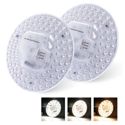 2Pack 36W LED Light Engine Retrofit Kit,6.69inch 3200LM 3CCT White