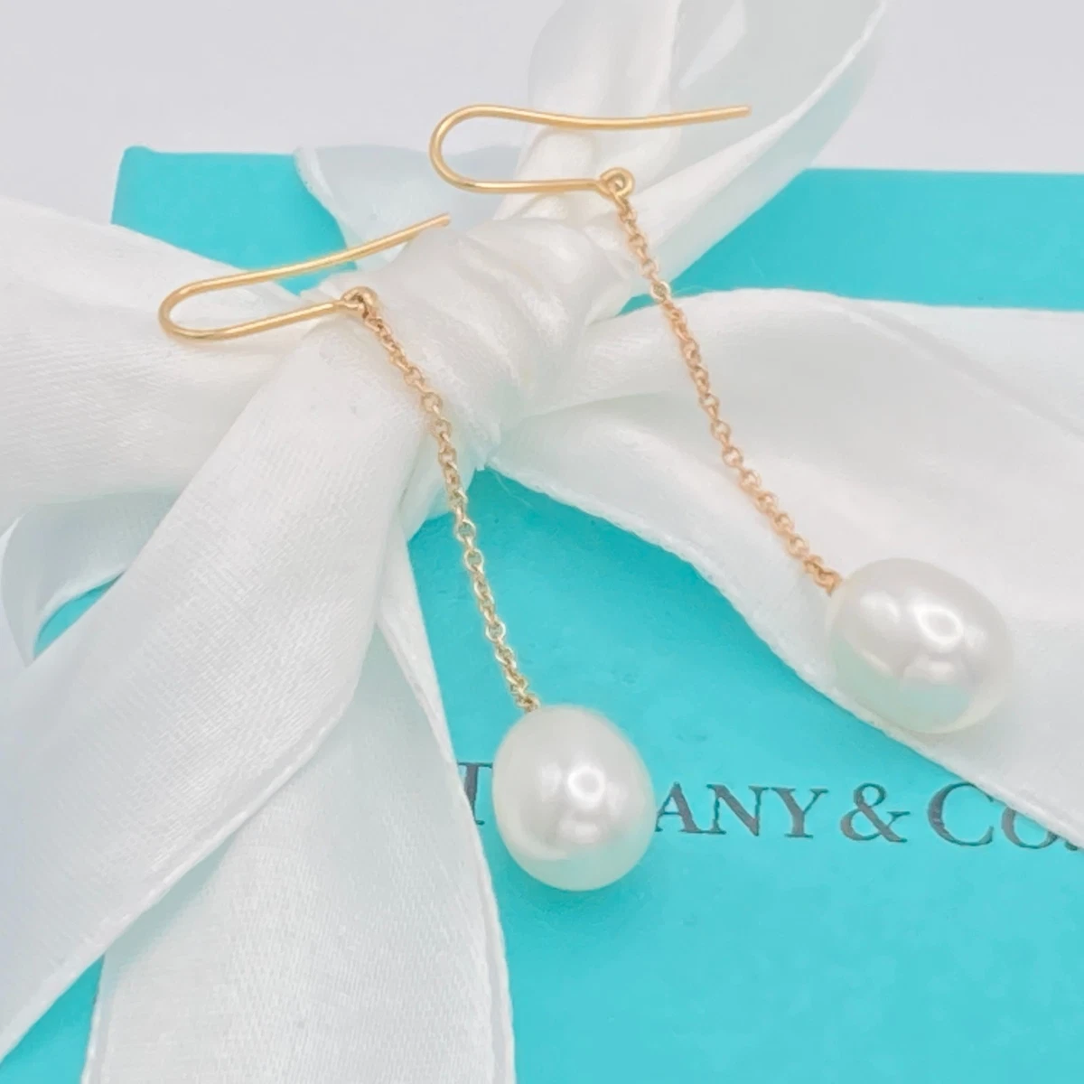 Tiffany & Co. Hook Pearl Earrings Fine Earrings for sale | eBay