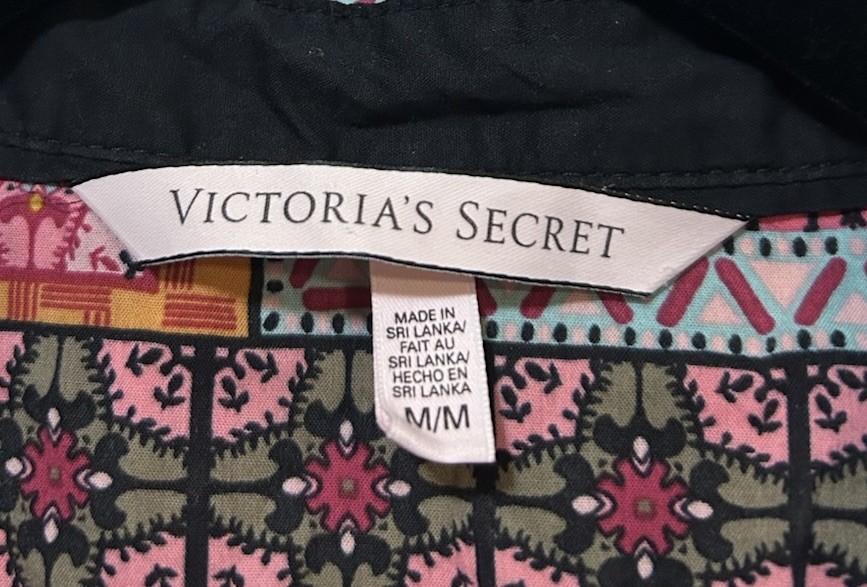 Victoria’s Secret Medium Patchwork Print Pajama S… - image 2