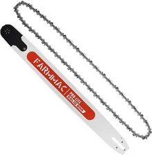36In Chainsaw Guide Bar & Chain Combo Alloy Chainsaw Bar .404" Pitch .063" Gauge