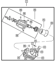Genuine Mopar Viscous Coupling 4809684AC
