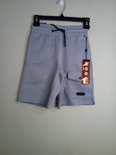 Athletex Shorts Boys S 8 Athletic Active Casual Drawstring Gray