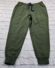 FIGS Tansen Jogger MENS L/S Scrub Pants Drawsring Green Polyester Blend