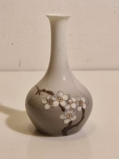 Bing & Grondahl - Vase décor fleurs de cerisier n°  143 - 1966/1969 - Parfait