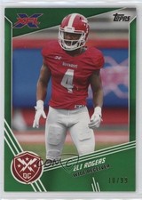2020 Topps XFL Green 10/99 Eli Rogers #122 0a6