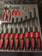 Snap On 12 Pc Screwdriver Set red SGDX120BR