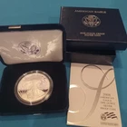 2008-W American Eagle Proof One Ounce Silver Coin+Box +COA