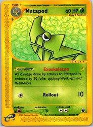 Metapod 87/165 Expedition Base Set Uncommon
