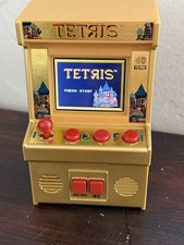Tetris Gold Mini Arcade Game Classic Arcade Electronic Video Handheld Game Works