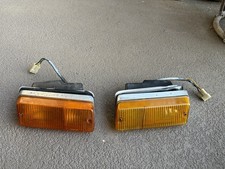 Fiat Carello Lh Rh Turn Signal Light Assy Fits X 19 1974 Left Right Front Pair Fiat Carello Lh Rh Turn Signal Light Assy Fits X 19 1974 Left Right Front Pair