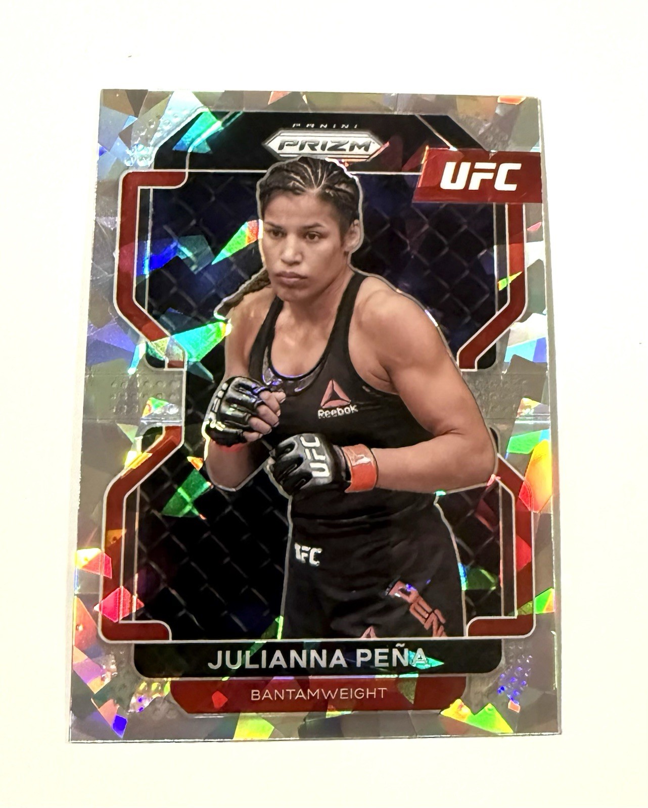 2022 Panini Prizm UFC Ice Prizm Julianna Pena #146