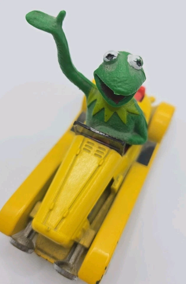1979 Corgi Kermit the Frog Car Waving Jim Henson Muppets Vintage Diecast - Image 4 of 4