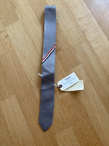 Thom Browne Krawatte Strick Grau NEU