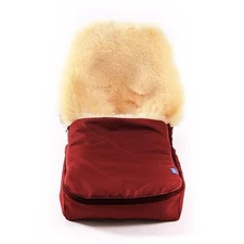 Sheepskin Footmuff  MAXI for Car Seats All Seasons Removable Top from Birth