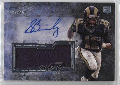 2013 Topps Inception 140/345 Stedman Bailey RPA Rookie Jumbo Patch Auto RC 1t3