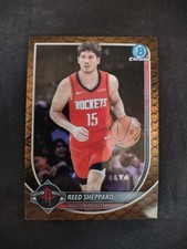 2025-26 Bowman Chrome Reed Sheppard Reptilian Refractor Houston Rockets