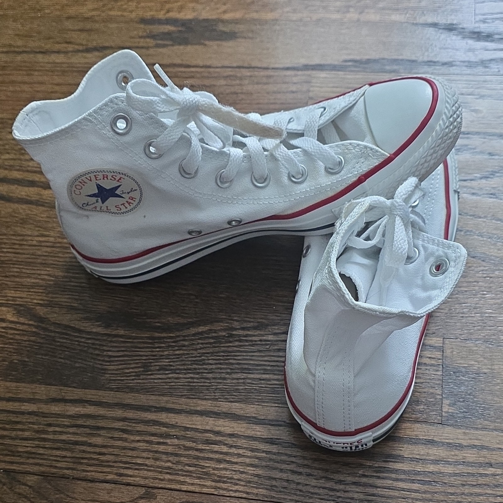 Converse Chuck Taylor All Star High Top White Canvas Men's Sneakers thumbnail 4