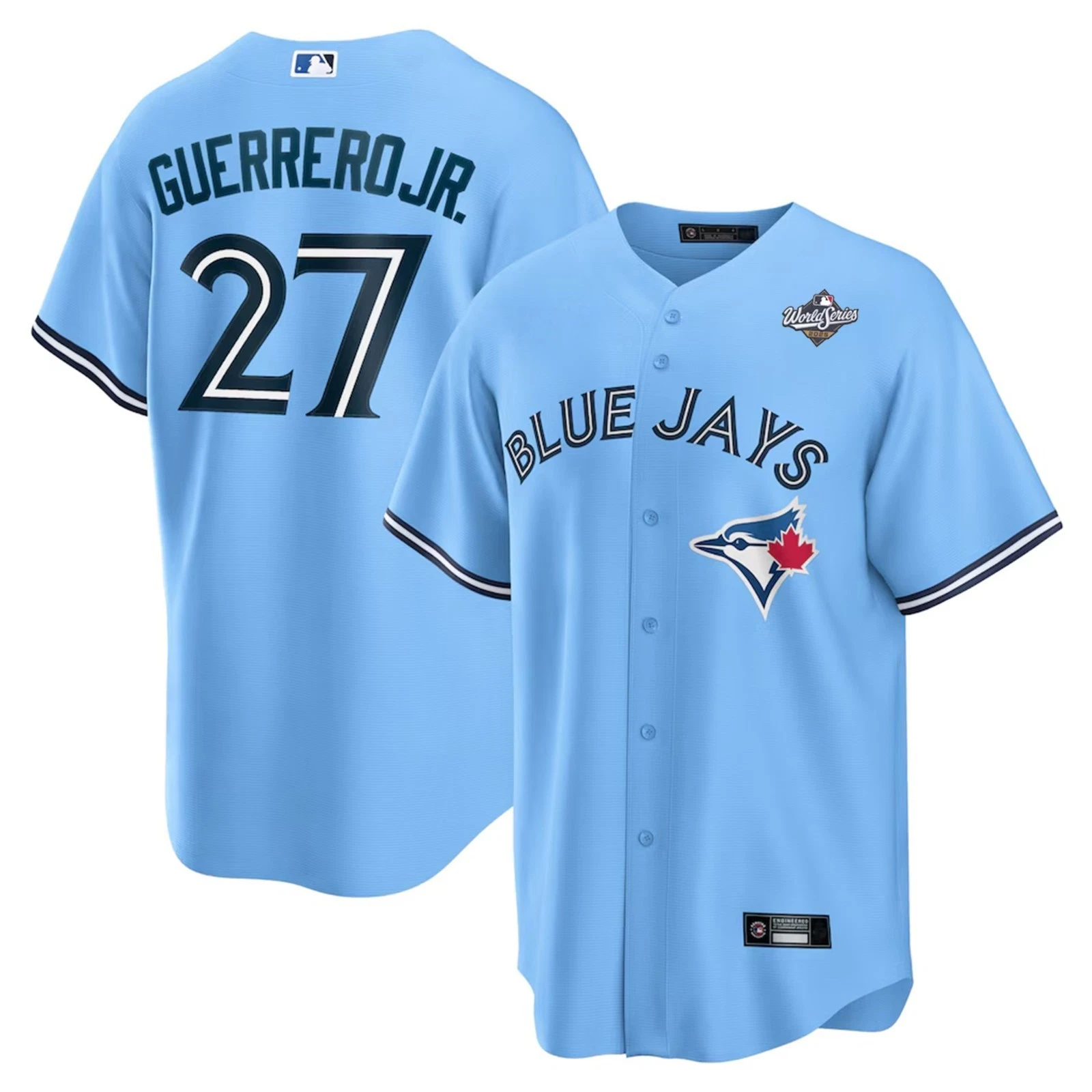 Men's Blue Jayss Powder Blue 2025 World Series Limited Edition Player Printed Jersey