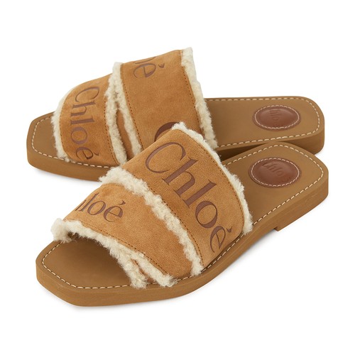 CHLOE Woody Slippers CH25W188TX 270 NEW ITEM