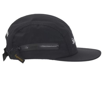 Supreme GORE-TEX Zip Pocket Camp Cap Black - New | eBay