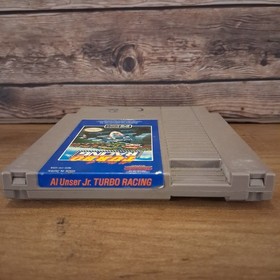 AI Unser Jr. Turbo Racing &ndash; Authentic NES Cartridge &ndash; Fully Tested&ndash;100% Working
