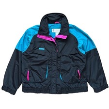 Vintage 90s Columbia Womens Sz XL Bugaboo Double Layer Jacket Ski Radial Sleeve
