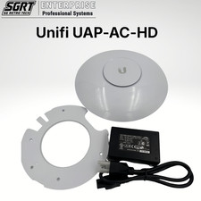 Ubiquiti UniFi UAP-AC-HD Wave 2 Enterprise Wi -Fi Access Point W/ PoE Injector