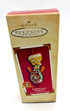 Hallmark Keepsake 2002 Tweety Bird Christmas Habitat Looney Tunes Ornament NIB