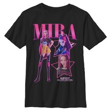 Boy's KPop Demon Hunters Mira Super Star Logo T-Shirt