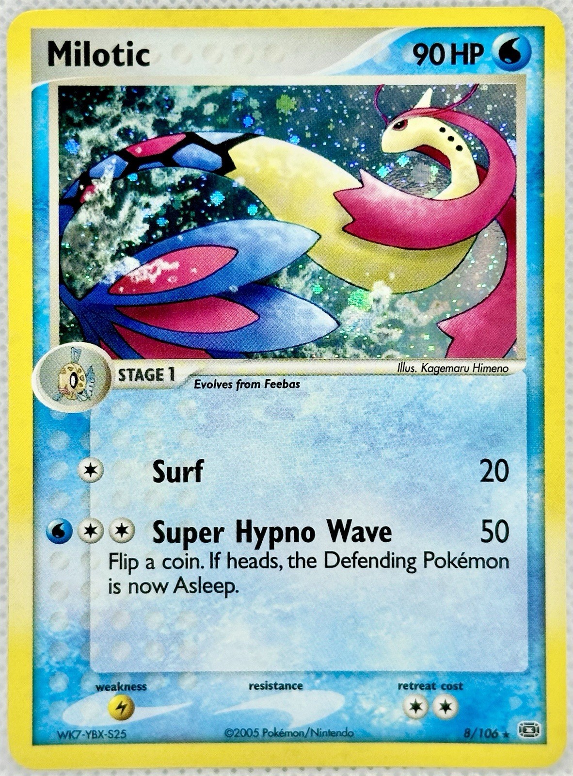 Milotic 8/106 Emerald Holo NM