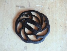 Japanese Tsuba Collectible Ornament Fittings for Nihonto, 7.5 cm Width