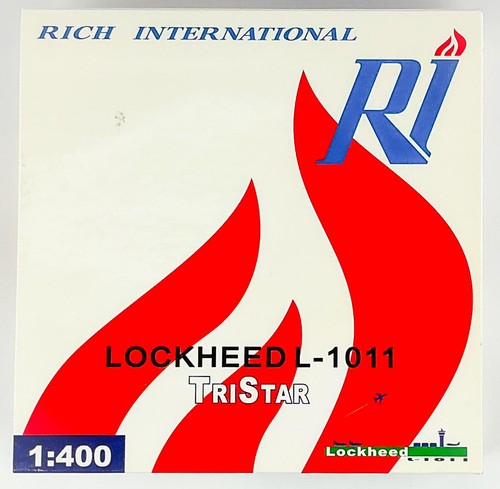 Blue Box Lockheed L-1011 TriStar Rich International 1/400 Scale Diecast Model