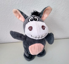 Moving Talking Walking Plush Donkey Toys 8 Voice Recording Gray Stuffed Animals