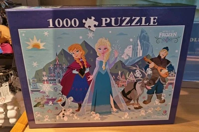 PUZZLE WORLD OF FROZEN / Reine Des Neiges SFF 1000 PIÈCES Disneyland Paris - Photo 1/2