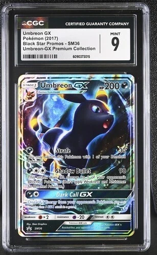Umbreon GX SM36 Promo CGC 9 Mint LOW POP 18 psa bgs FAST SHIP