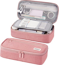 Pencil Case, Large Storage Organizer for Stationery, Back - to - School Essentia