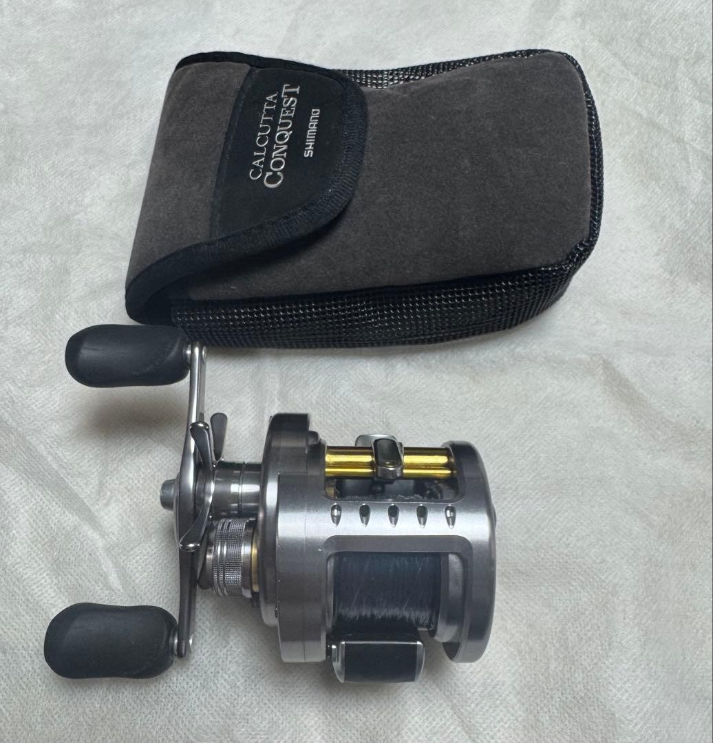 Shimano Calcutta Conquest 201DC Baitcasting Reel Left Japan Used