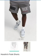 Hoodrich Sportswear Fade Shorts Men Women Beach Shorts Clothes Size S