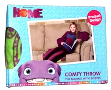 Dreamworks HOME "O" Comfy Throw Blanket w/ Sleeves 