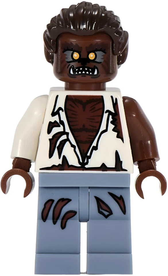 LEGO Serie 4 Hombre Lobo Monstruo Minifigura (8804) Nuevo Retirado Coleccionable CMF Foto 2 de 3