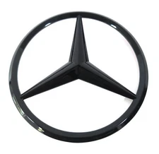 For X253 SUV Mercedes AMG GLC300 GLOSS BLACK Star Emblem Rear Trunk Lid Badge