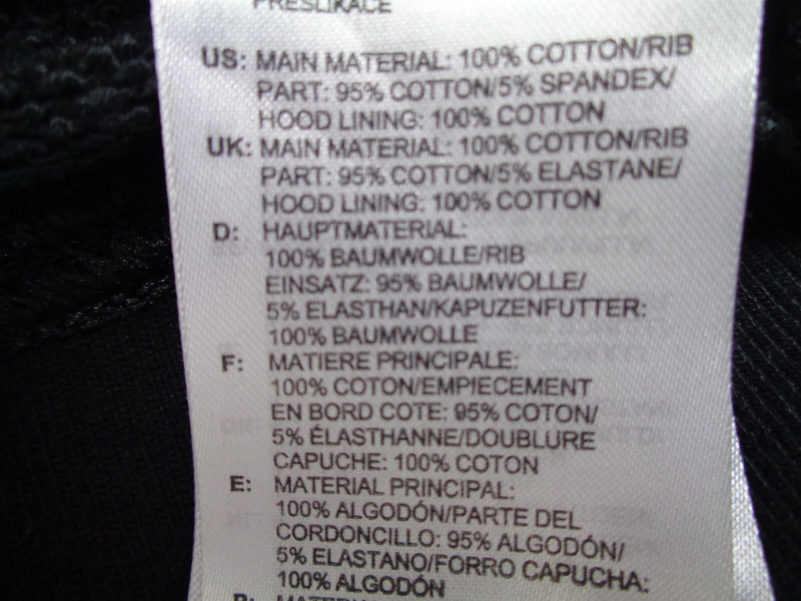 Adidas Hoodie Women’s XS UK 6 Black Cotton Pullover Trefoil Logo Sweatshirt thumbnail 5