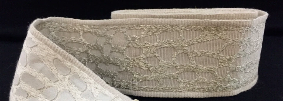 Borde Decorativo Gris Peltre 2" X 49" 2 Piezas Cable con Labio 1/8" X 138" Lote de 3 Foto 3 de 4