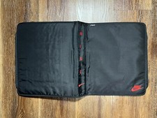 Vintage Nike Mead Zipper Binder Bred Spell Out Swoosh Trapper Keeper 1994