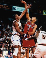 Washington Bullets Juwan Howard Autographed Signed 8x10 Photo COA